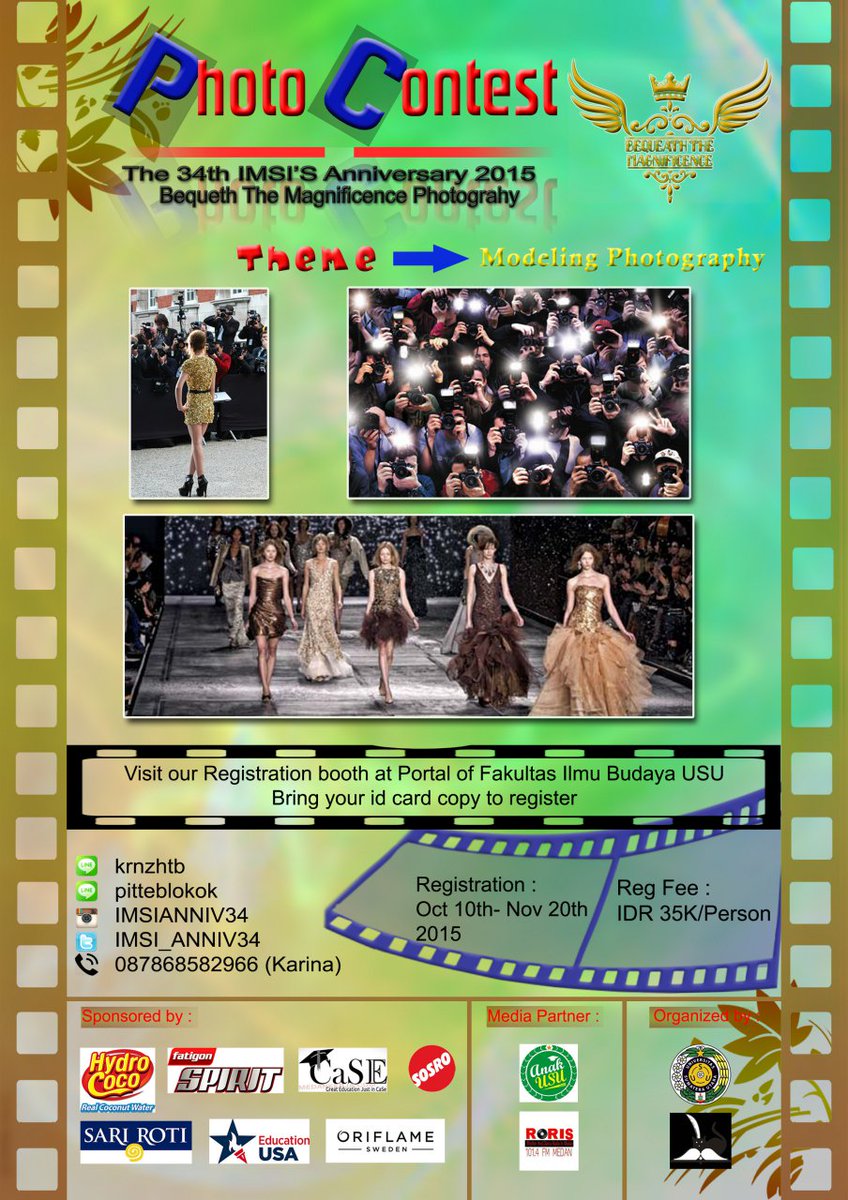 TAKE A BEST SHOOT TO SHOW US YOUR TALENT!! FOR GENERAL! REGISTER YOURSELF SOON^^