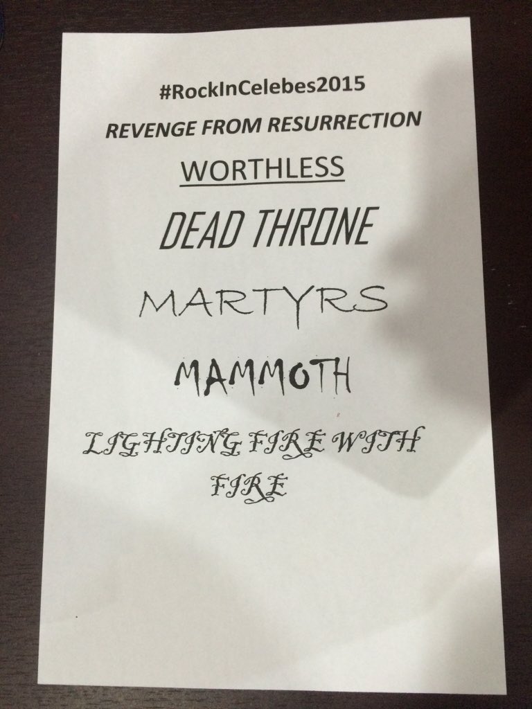 Ngintip track list <a href="/RFR_Official/">RevengeFResurrection</a> in <a href="/RockInCelebes/">ROCK IN CELEBES</a> <a href="/RollingStoneINA/">Rolling Stone INA</a> <a href="/IndiePalu/">INDIE PALU</a>