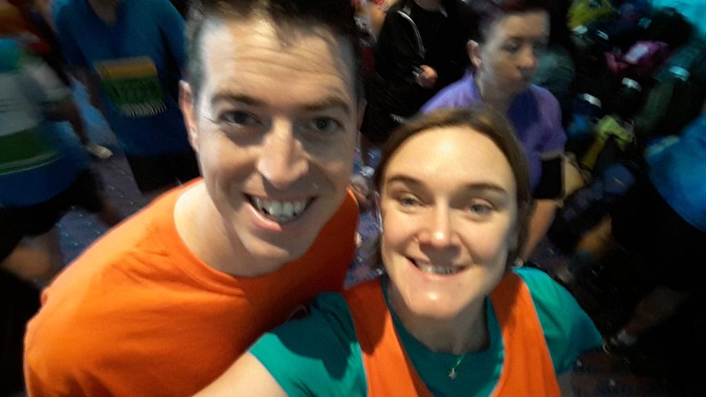 PowlieK's tweet photo. @benrowbotham @paulellery we're bo tr h wearing bright orange! https://t.co/R44rjH54ym