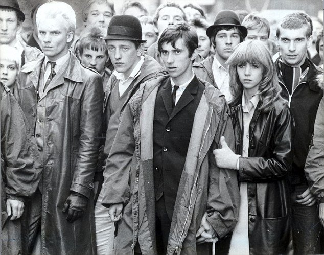 Happy birthday Phil Daniels, he\s 57 today. Here he is on the set of \Quadrophenia\ (1979). 