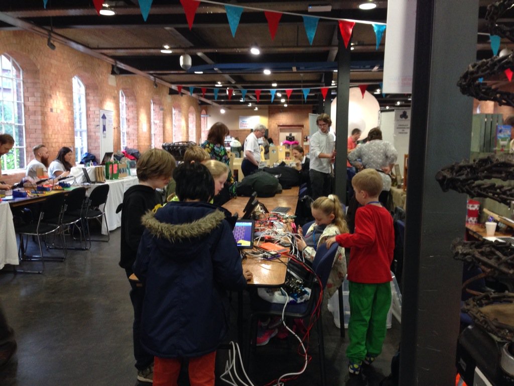 anneclarkHM's tweet photo. @derbysilkmill @MakerFaireDERBY @ChickenGrylls great day #DMMF15 so much fun/learning, looking forward to next year https://t.co/lp4mP2JZff