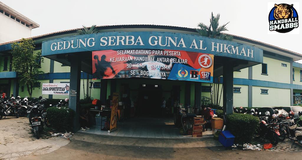 GEDUNG SERBA GUNA AL HIKMAH 🏢🏣 Hari ke-3 Kejuaraan Handball antar pelajar 2015 #Bogoropen2015 #CekCekCekAhh 🏆👊😼