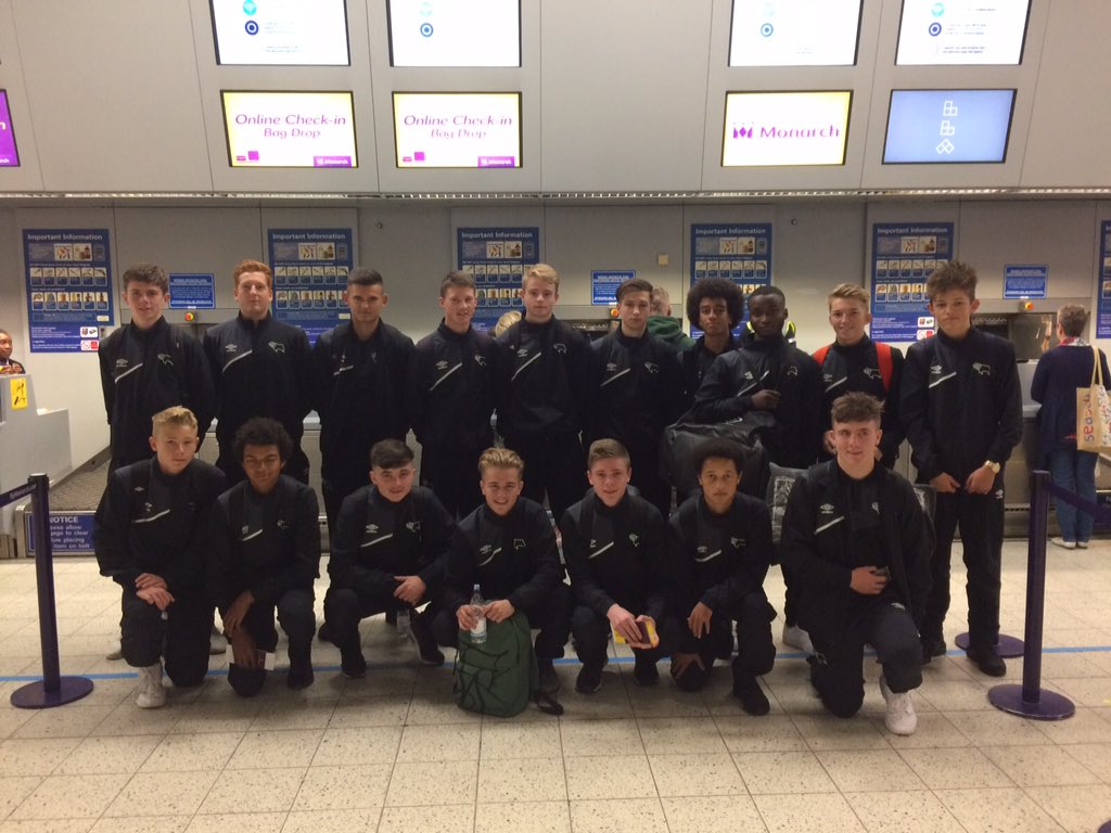dcfcofficial's tweet photo. ACADEMY: Here's #DCFCU16s ahead of their trip to Spain today - look out for more coverage this week 🐑 @dcfcacademy https://t.co/P2vkEDy8xK