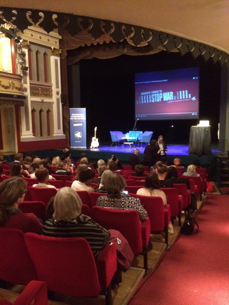 VarbergCalling's tweet photo. Nu drar vi igång dag 3 med fokus på kvinnors fredsarbete och Women's power to stop war! #varbergcalling #ikff https://t.co/Y9RLvdZqvg