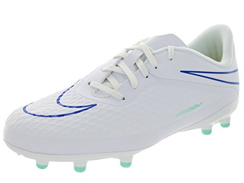 Nike Hypervenom Phade FG US Womens 7 M (White/HyperCobalt/MediumMint) goo.gl/5VRh4A