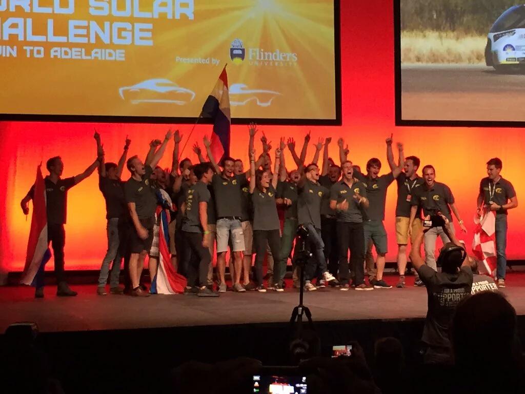 SolarEHV's tweet photo. WE DID IT!! WORLD CHAMPIONS!! @WorldSolarChlg #stellalux https://t.co/oCtzbymTwH