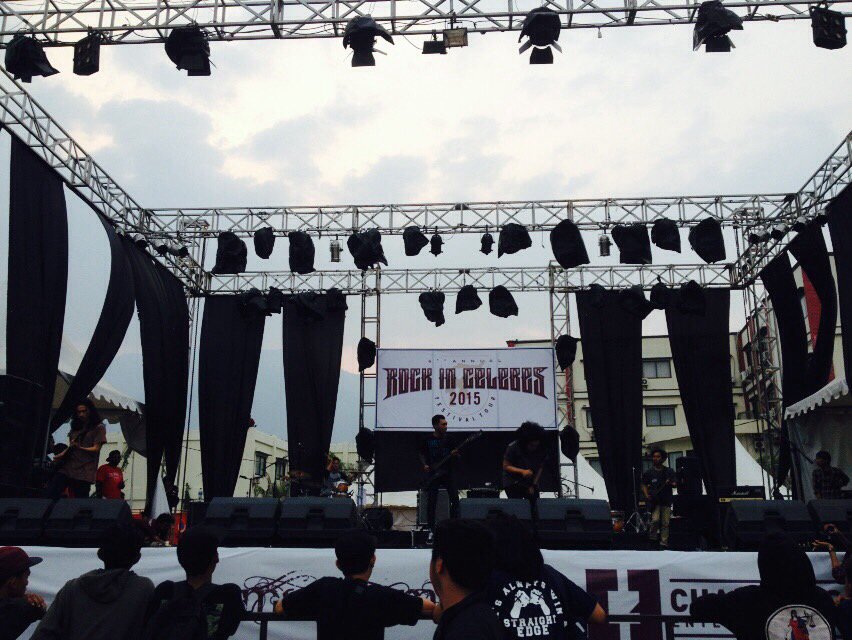 Gemuruh mesin deathcore Kota Palu. <a href="/RFR_Official/">RevengeFResurrection</a> #RICfest2015 #Palu