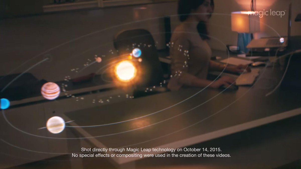 CNET's tweet photo. Stunning Magic Leap demo is as real as augmented reality gets https://t.co/v02gNlrkSu https://t.co/jIGIABEldt