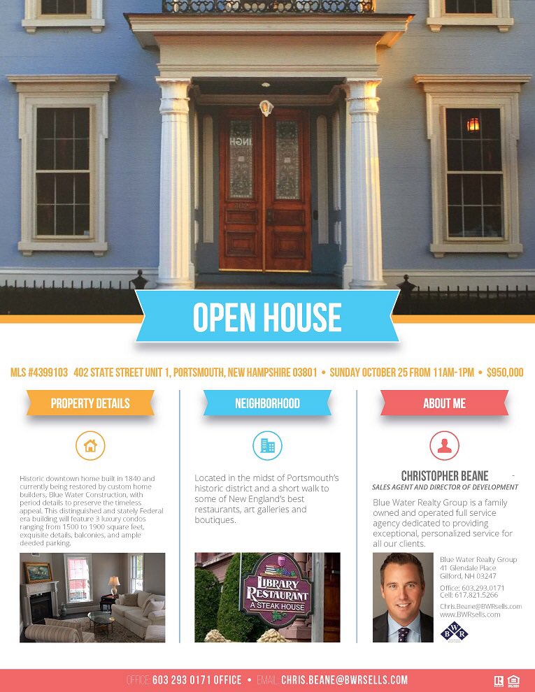 CloudportNH's tweet photo. If you're in the hood.. Check out my downtown Portsmouth open house before Pats/Jets game! https://t.co/qAuzKbOMla