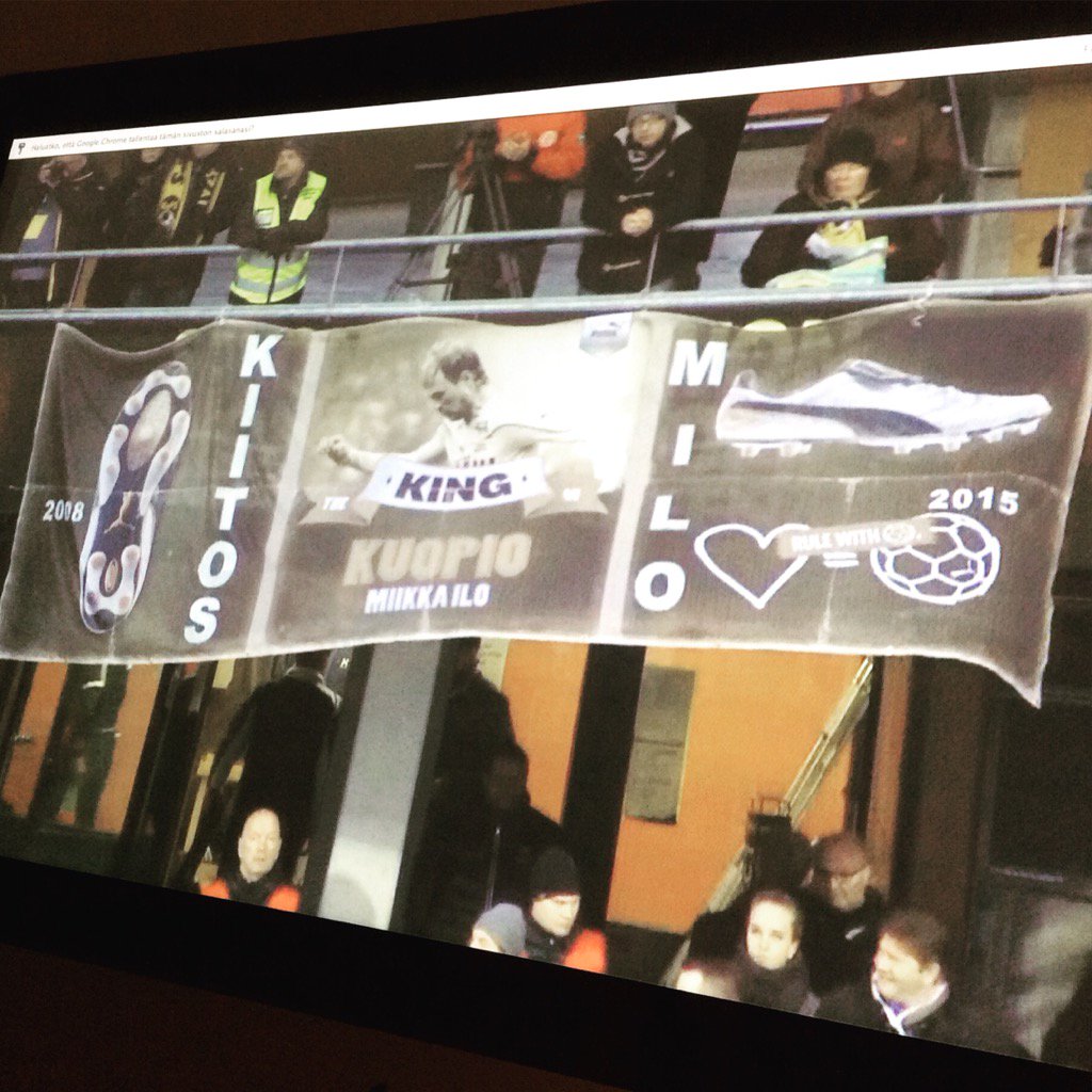 SusannaIlo's tweet photo. #KuPS #Milo #Veikkausliiga @ElPesit0 @KuPS1923 ❤️❤️❤️❤️ https://t.co/PK9cLpFovy