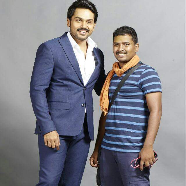 KarthiFC's tweet photo. Chennai silks Ad shoot ! https://t.co/7uCKI9qoZ3