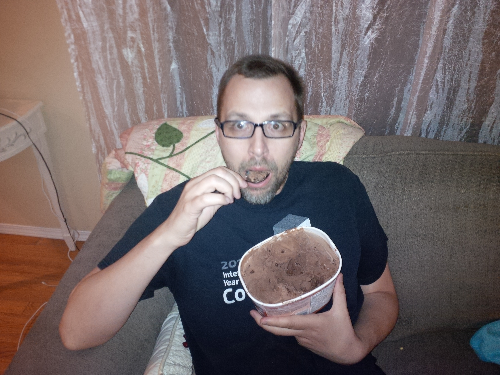 HT_Warrior's tweet photo. #WorstImpulseBuy chocolate 'surprise' ice cream https://t.co/hn4gY0vj5J