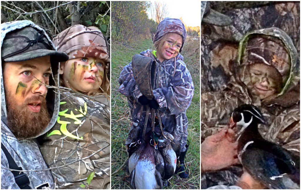 GettinNasty_MI's tweet image. She was bummed we didn't shoot any #greenheads ..but I think she still had fun #StartEmYoung #firsthunt #GNO #ducks