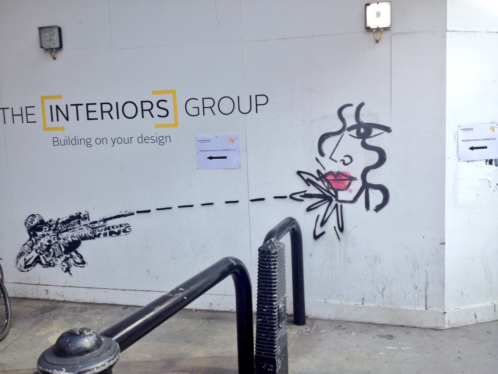 jaylebob's tweet photo. @annalaurini is this a banksy collaboration? https://t.co/7QwilEFQ8l