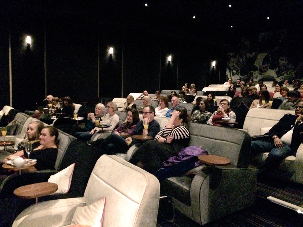 Mailboxlife's tweet photo. Our first #MailboxSession at @Everymancinema: croissants, Buck's Fizz and Breakfast at Tiffany's! https://t.co/fjc6kOnmUI