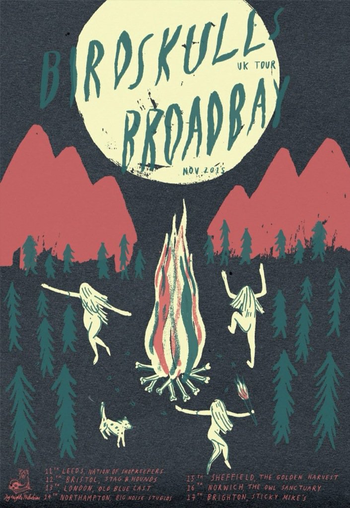 So we are heading out on tour with <a href="/broadbayband/">Broadbay</a> in a couple of weeks. Playing new ends. Come along to a show.