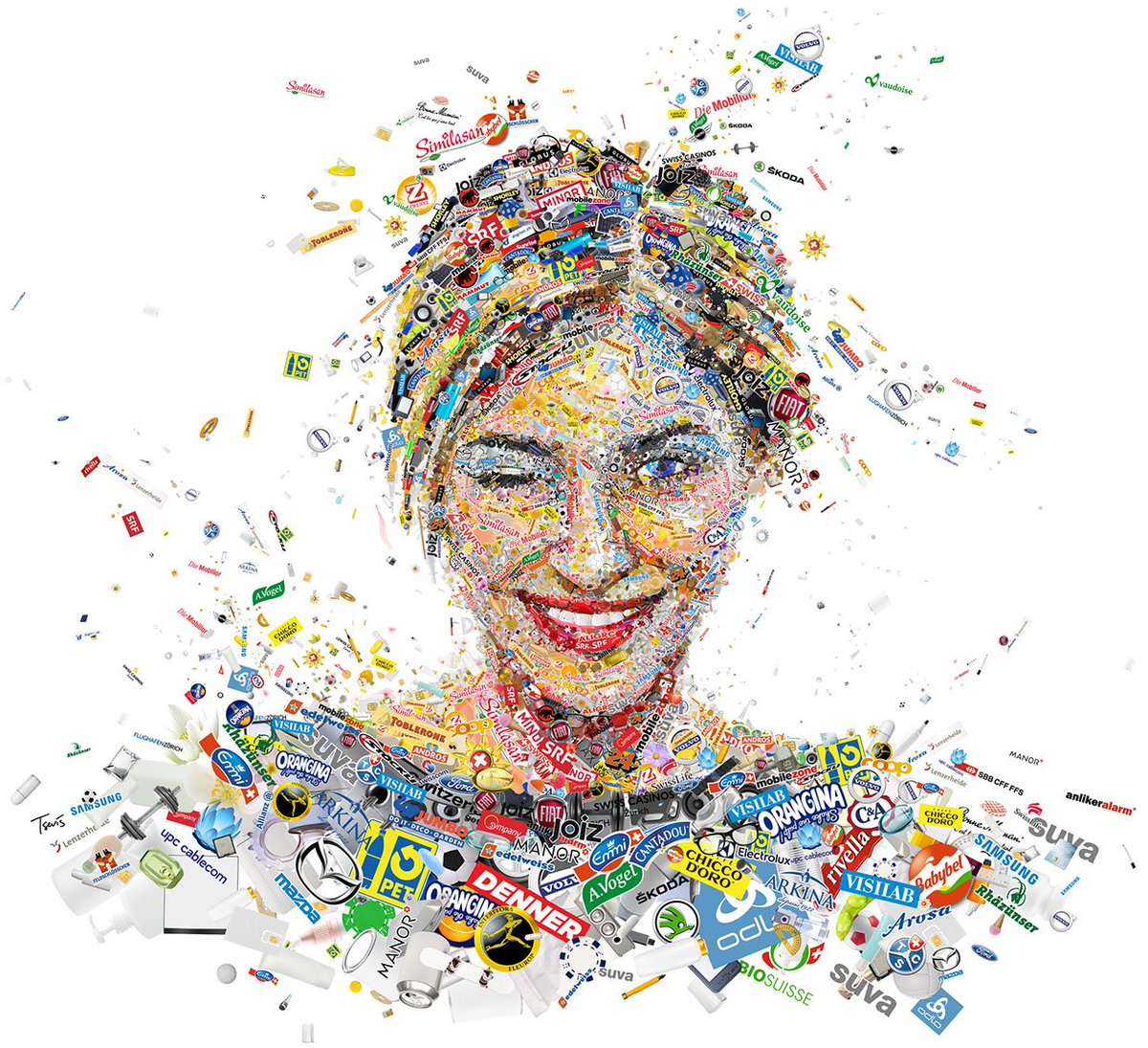AdobeIndia's tweet photo. What happens when #brands meet people? https://t.co/j2149YC1AQ #LogoFace https://t.co/iVJIvX1BSD