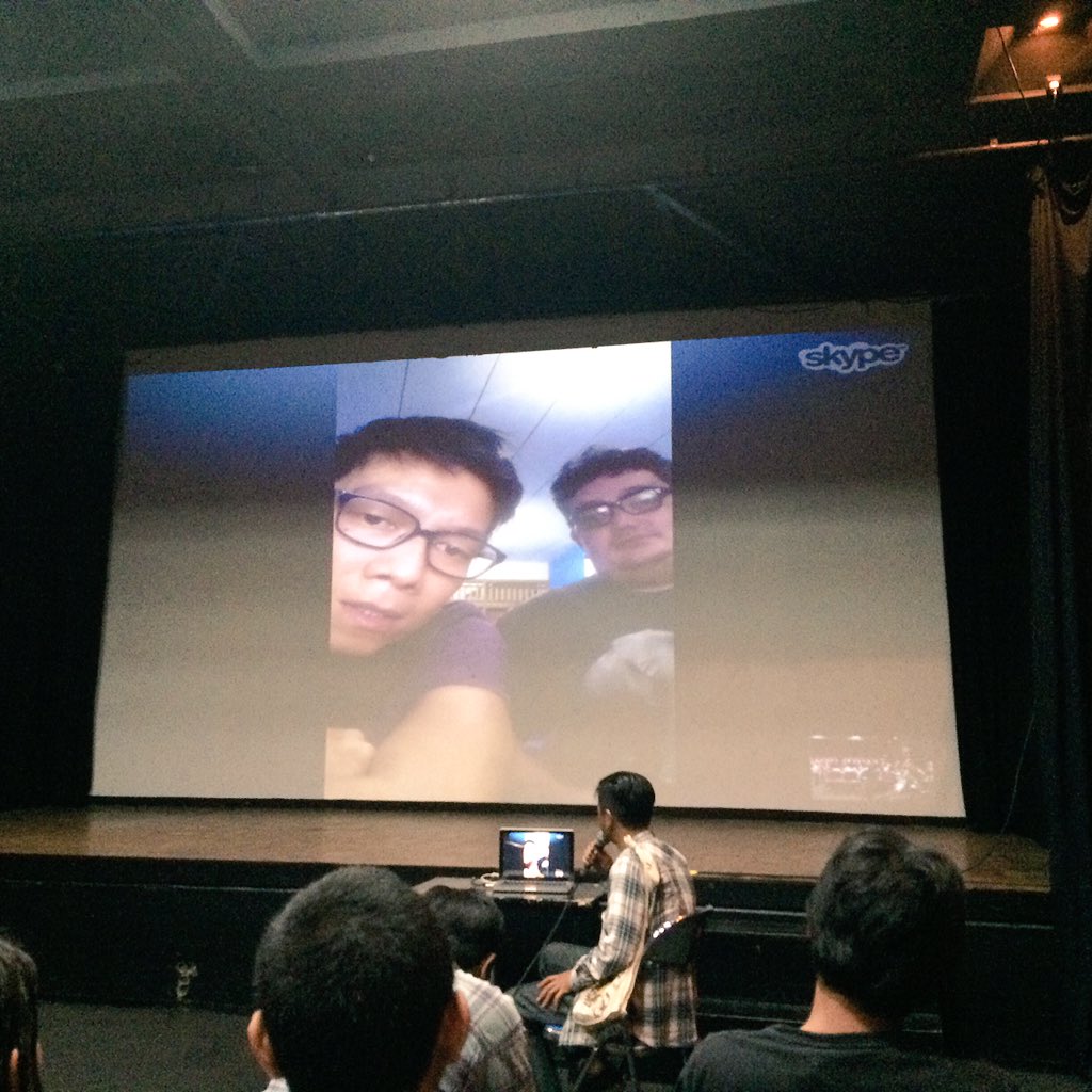 Q &amp; A via skype dengan Andri Cung sutradara dan Paul Agusta sbagai produser "The Sun, The Moon &amp; The Hurricane"