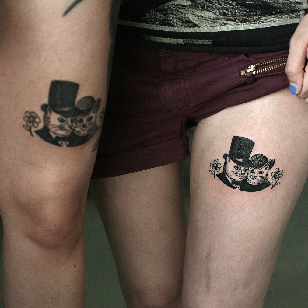 30 Disney Couple Tattoos That Will Make Your Dreams Come True - Obsev
