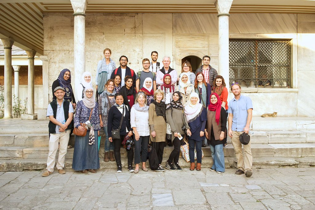 halliwellesley's tweet photo. An inspirational week of geometric drawing #Istanbul with #artofislamicpattern https://t.co/G8pZe3JIWT