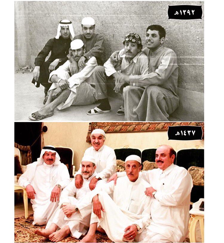Falshubaili's tweet photo. الوالد وربعه .. الصورتين بينهم ٤٥ سنة تقريباً 

الله يحفظهم ويطول باعمارهم ولا يفرق بينهم ❤️ https://t.co/JJCbNI0rfC