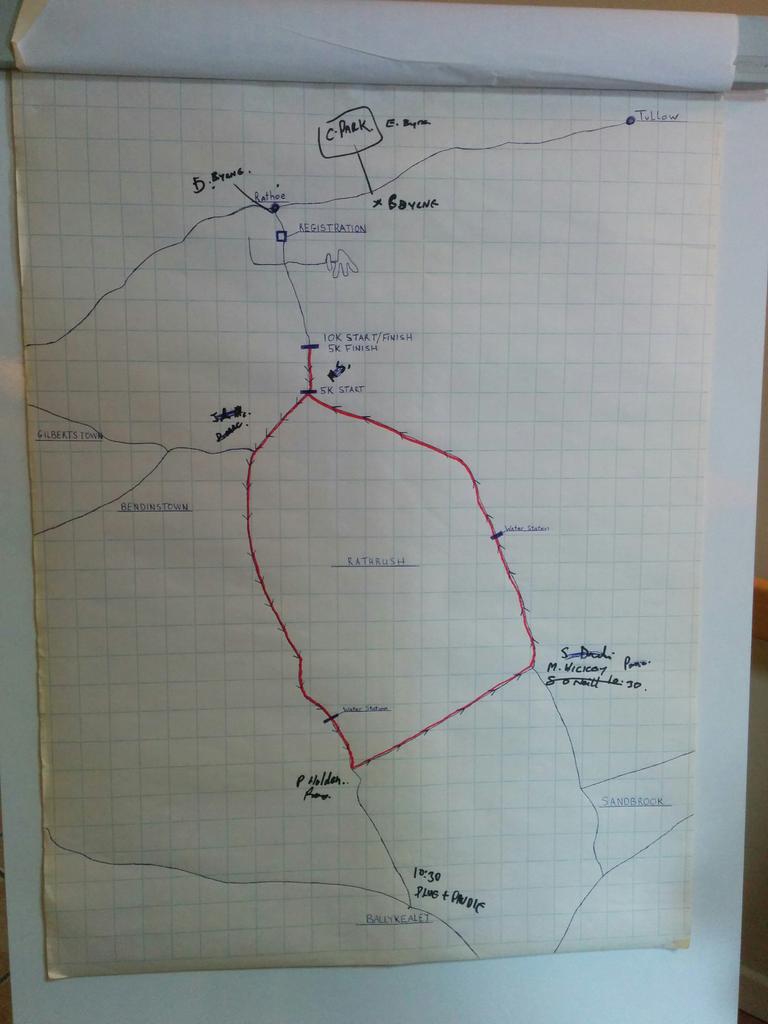 FightingCocksIE's tweet photo. Today's route for the run, sun is shining, registration is open. https://t.co/zfuAz4hU0j