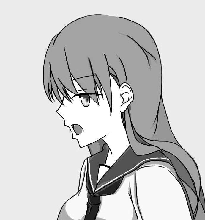 #描いた絵をモノクロにしていくとかっこいい

ふむ 