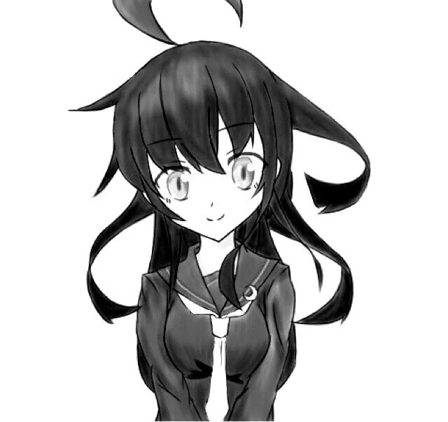 #描いた絵をモノクロにしていくとかっこいい

ふむ 