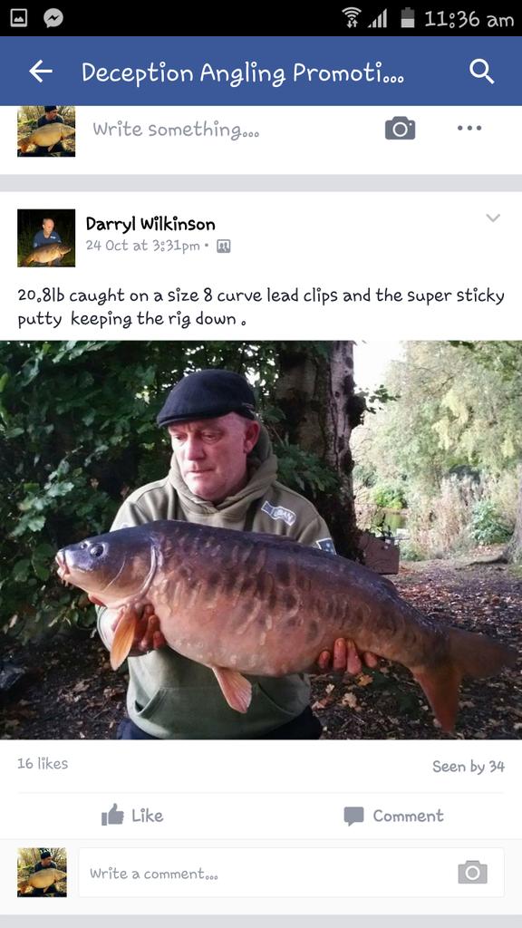A nice catch from Darryl Wilkinson  using deception products 

#deceptionangling