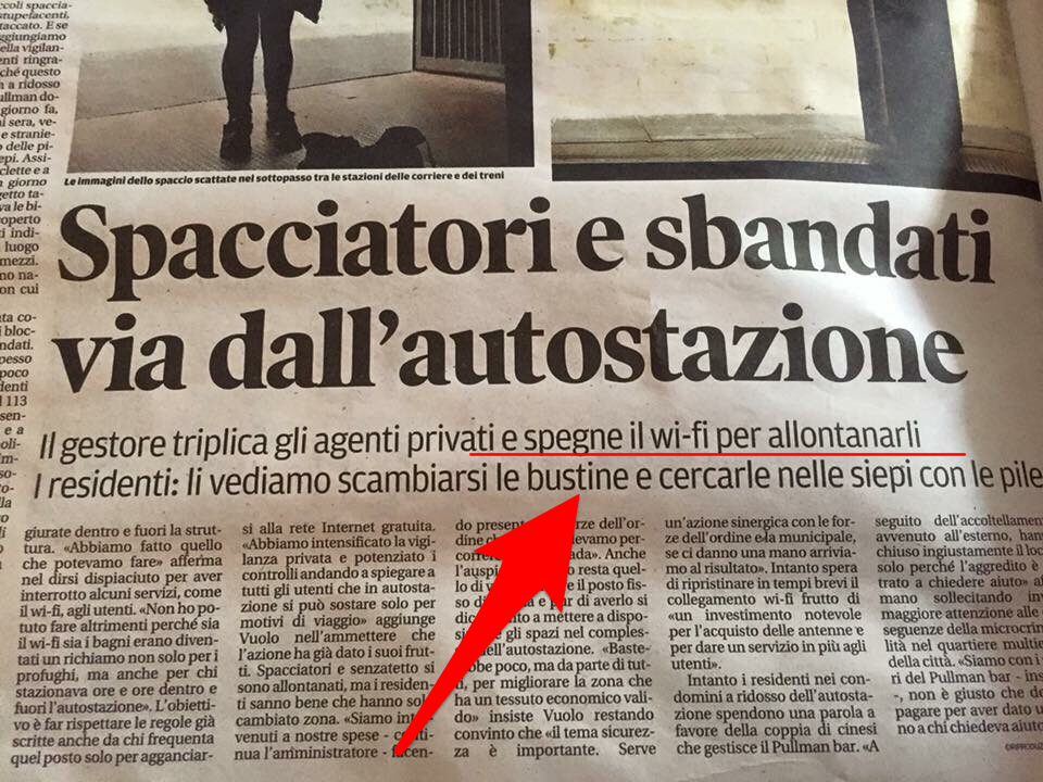 giuliomagnifico's tweet photo. Una volta si chiamava la polizia, adesso si spegne il Wi-Fi 😆 (dal Messaggero Veneto) #digitalia #easyapple https://t.co/ANCKCkS2dw