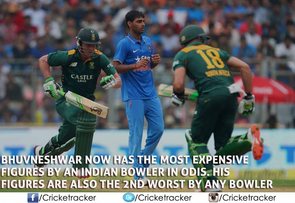 badebaapka's tweet photo. @BhuviOfficial 
#Sameonu
Bhuvneshwar Kumar's 10-0-106-1 - 
In Cricket History #4Tons in 1 innings
3 BY RSA 1 BY You. https://t.co/2PYWjW8iAP