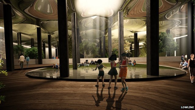 BBCTravelShow's tweet photo. Is this the future? The world's first underground park @lowlinenyc. Take a peek on @BBCNewsChannel in 15 mins https://t.co/46JdtwHKS2