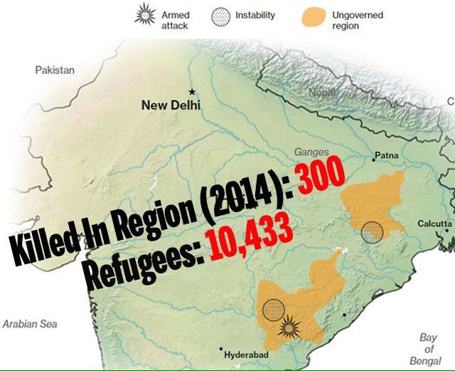 alfonslopeztena's tweet photo. The regions in India where the govt has lost complete control due to Communist guerrilla:
https://t.co/AVWfgGKRz4 https://t.co/0P87li2n9K