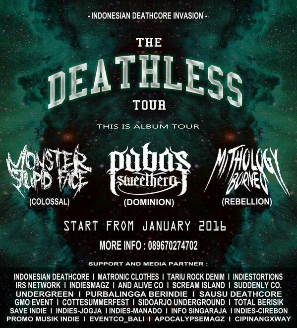 #mogalancar agenda tour nya 
<a href="/MithologyBorneo/">MITHOLOGY BORNEO</a> <a href="/MSFOfficial/">MONSTER STUPID FACE</a> <a href="/Pubas_Official/">Pubas Sweet Hero</a> Booking tour : 5865463F. #sebarkan