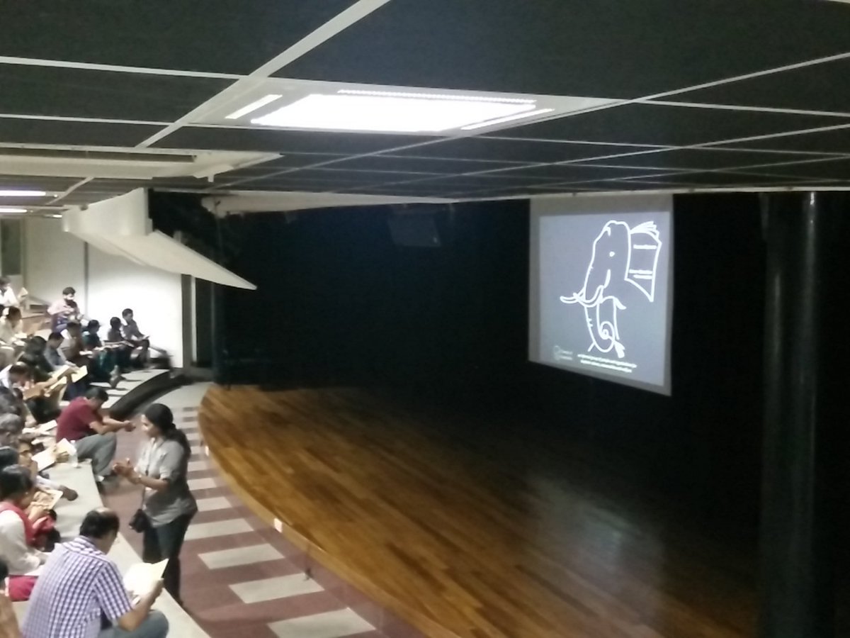 FoElephants's tweet photo. Event about to start....Writers' Elephant https://t.co/10iEtMSyBt