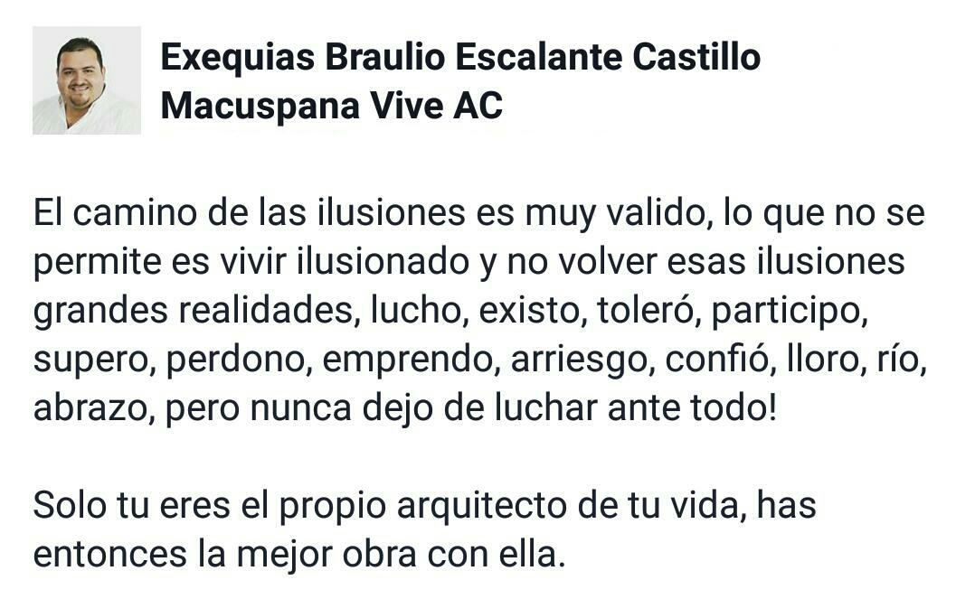 braulioesca's tweet photo. #DomingoEnFamilia #BuenosDías #SoyEBEC #PiensaDiferente #SomosLibres #SiSePuede #MacuspanaViveAC https://t.co/A1JRQBOpaw