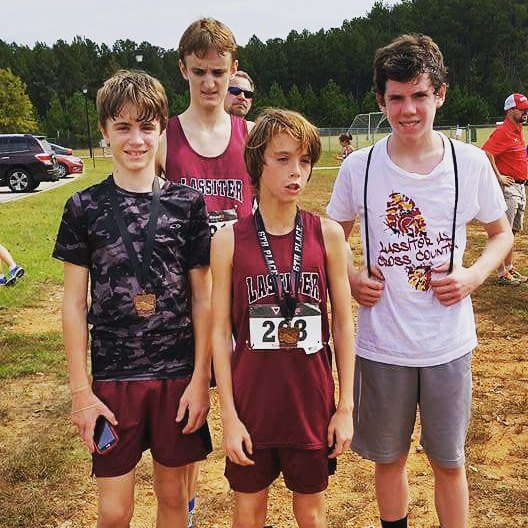 theamysphere's tweet image. My boy (far left) ran so hard in his meet today that he puked.  That's my baby!  #crosscou… ift.tt/1LOXqCo