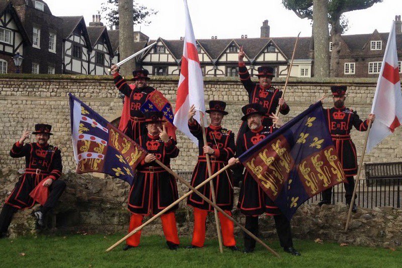 The anniversary of Agincourt &amp; the charge of the light brigade. Celebrated in style. Cherry bums and two fingers