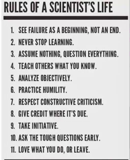 addictivebrain's tweet photo. #rules of a #scientist life. #science #qpcr #phdchat #helpaphd @PhDForum https://t.co/0MVZ6WqWSh