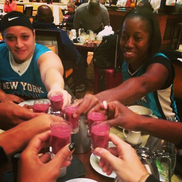 adriennethe10's tweet photo. Morning smoothie #shots with the team in our pursuit of #BackToBack championships. #LynnLewisFoundation #FlagFootba… https://t.co/rz9u729OEQ