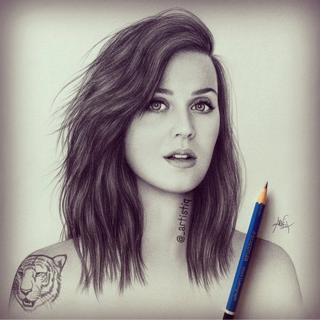 _artistiq's tweet photo. Still my favorite drawing I've ever done of @katyperry ❤️ #HappyBirthdayKatyPerry https://t.co/6jrlPBXXOJ
