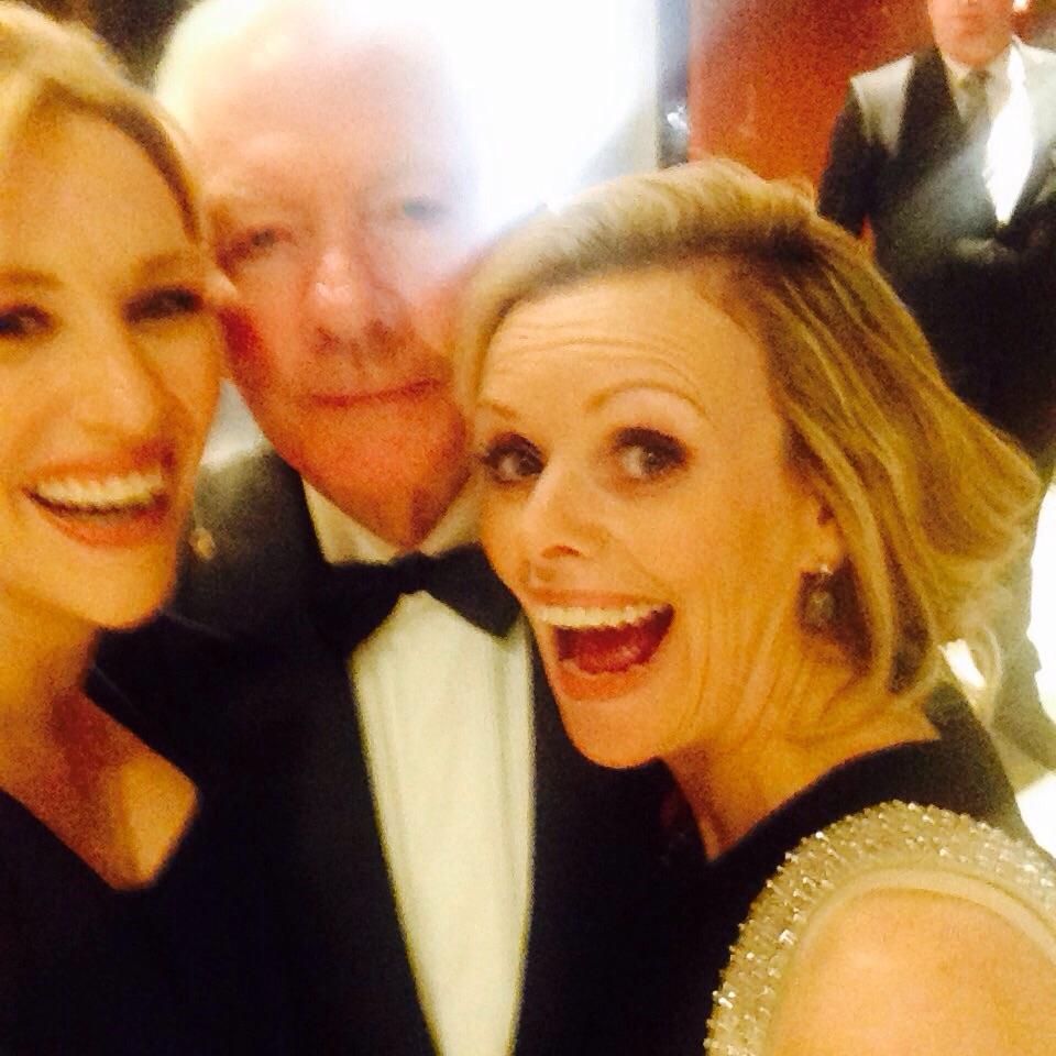 RedRockTV3's tweet photo. When @Valmaryoconnor and @denisemcactress met Gay. #RollItThereRoisin #RedRock #IFTA15 https://t.co/RdfsPD6ZpQ