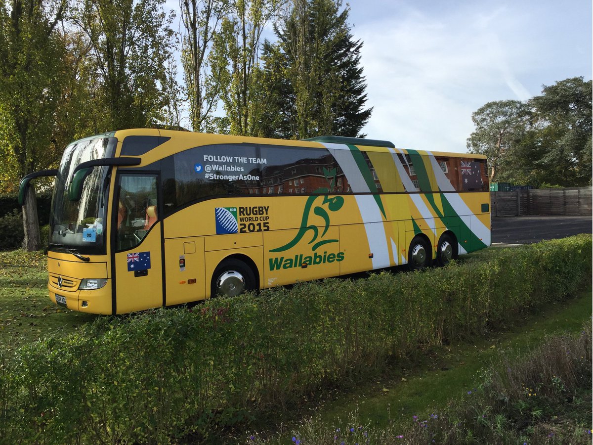 Aussie rugby team at the lensbury looking relaxed.