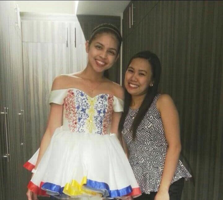 jhocapule's tweet image. Just watched the interview of my friend hu create a dress 4 our idol.Thank u @mainedcm at napansin mo sya.😘 #KMJS10