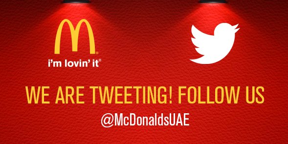 McDonaldsUAE's tweet photo. Don’t miss out on McDonald’s UAE updates! Follow us https://t.co/Fhb9qe6Hy8