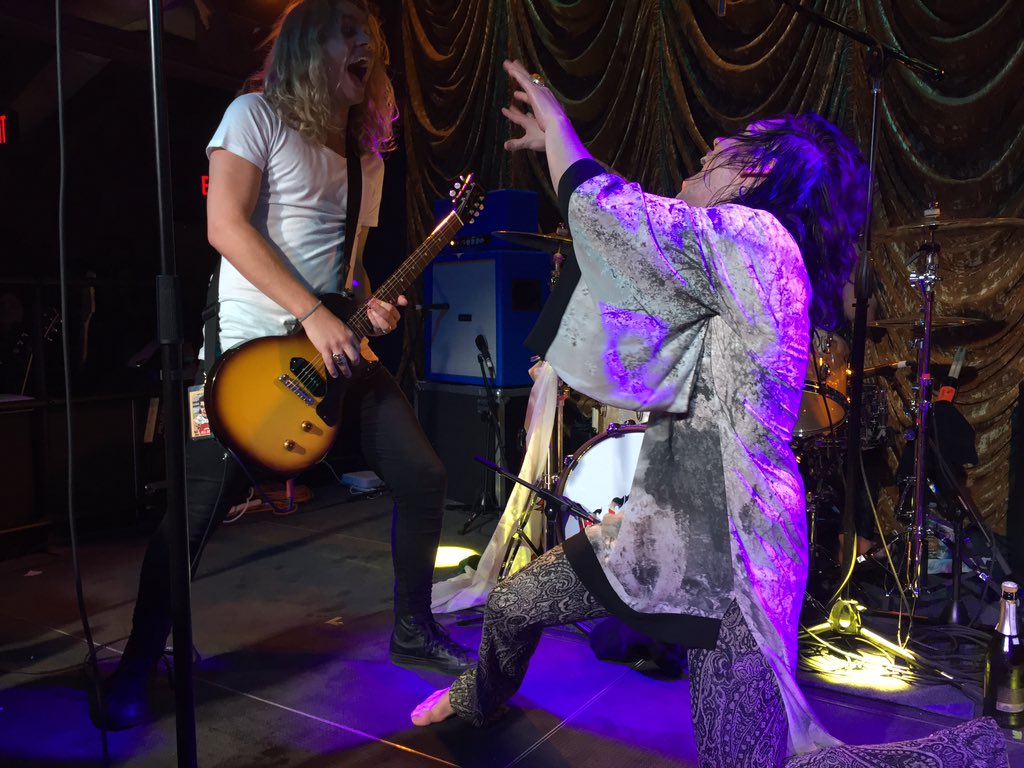 WAPSoltis's tweet photo. @LukeStruts & @Addostruts working their mojo on stage @TheStruts in Philly last night πΈπ€ πΆ #StrutsLive https://t.co/yjoWyeKmZr
