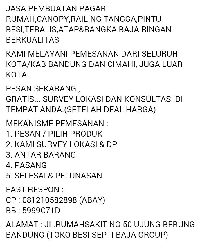 Order info baca gambar ya !!