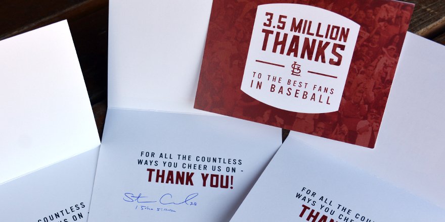 Cardinals's tweet photo. RT this for a chance to win a signed thank you card from @srSHREK31. #ThanksCardsFans Enter by 1pm CT 10/25/15. https://t.co/bawtKgwcyJ