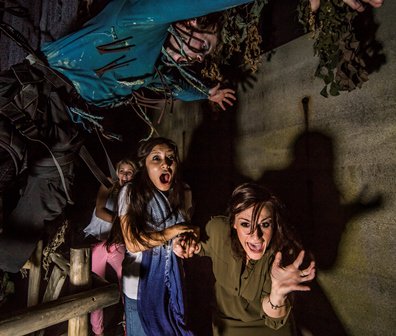 howloscream's tweet photo. Can you escape Death Water Bayou? It's the LAST SUNDAY to experience this house & more #howloscream #evilunearthed https://t.co/VEPvjvj0VD