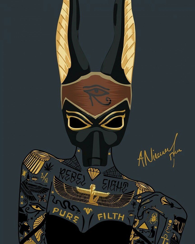artedrops's tweet photo. Inspiração - Late Night Egyptian Tales 2014, por @ldreigh Visite https://t.co/Dl5jh5dkv7 para mais inspiração! https://t.co/7AAIG89RsD